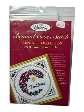 Beyond Cross Stitch Learning Collection Stem Stitch Stitch Level Two Kit NOS